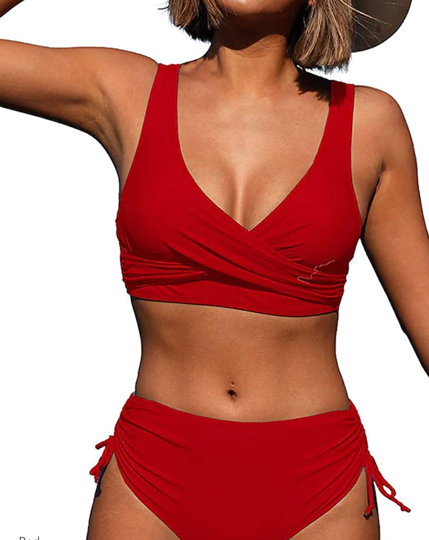 Selmira | Bescheidener Bikini mit Hoher Taille