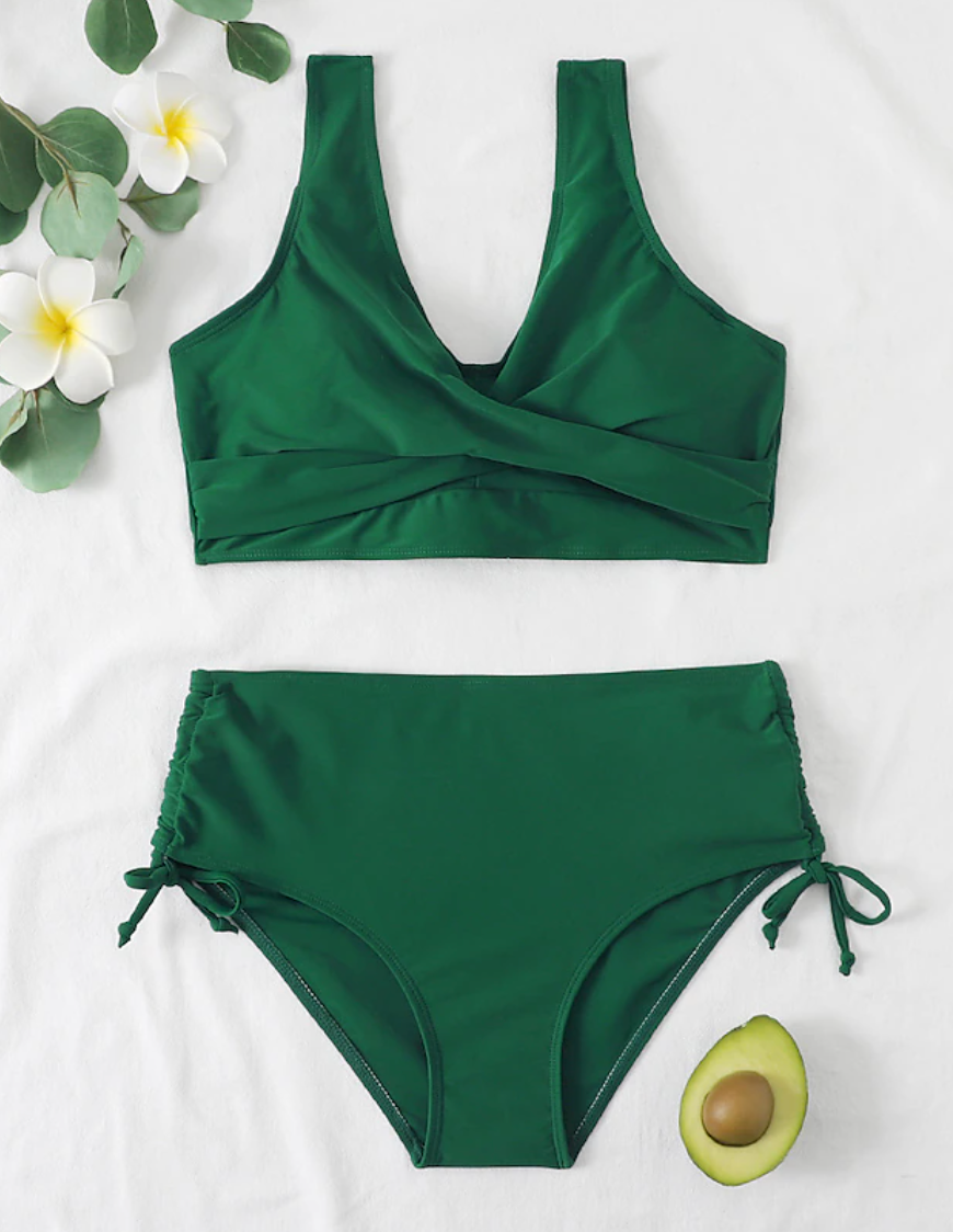 Selmira | Bescheidener Bikini mit Hoher Taille