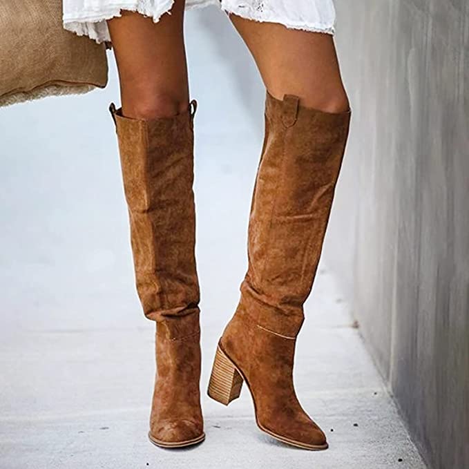 Selmira | Frauen Kniefallende Stiefel