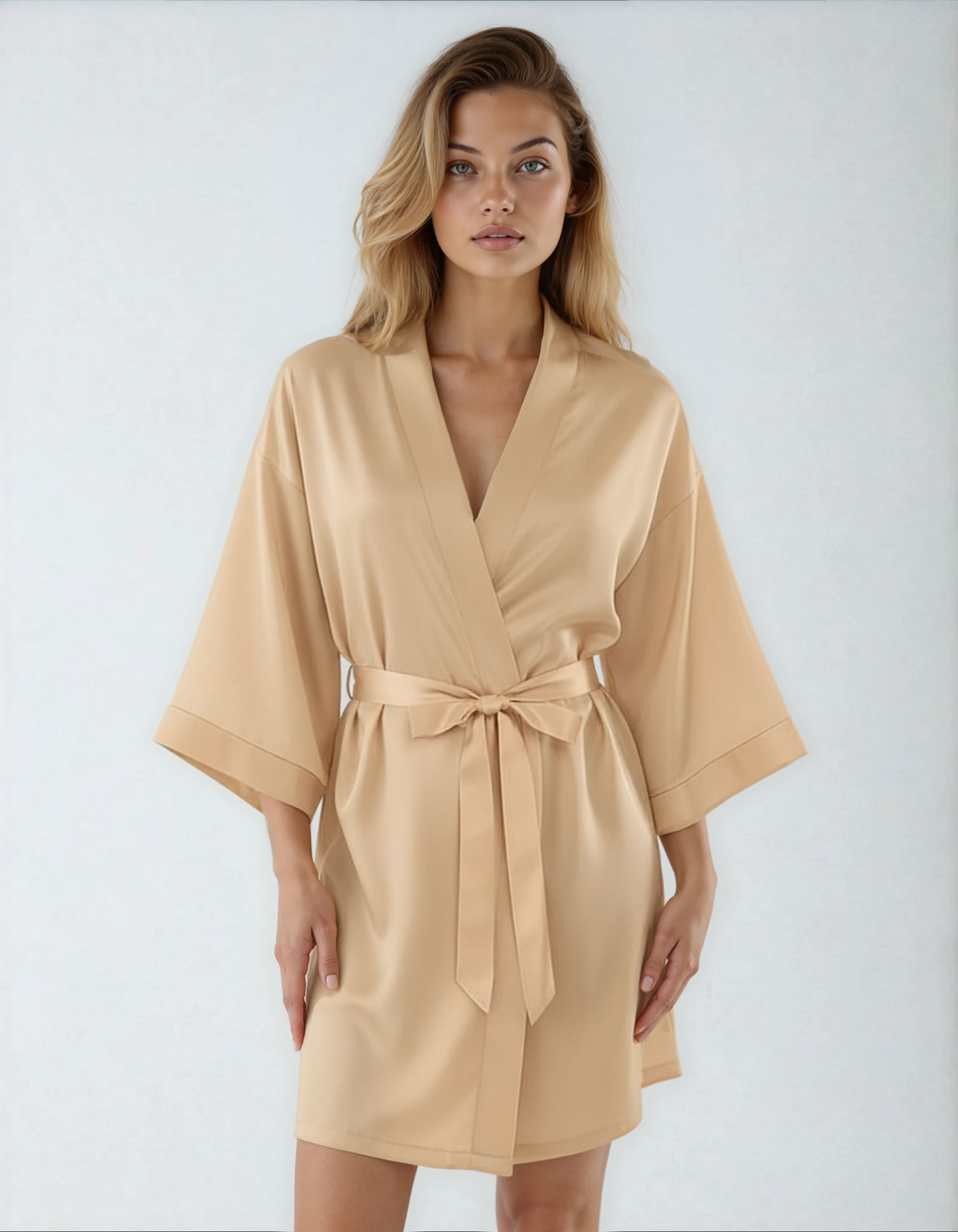 Selmira – Luxuriöser Satin-Kimono