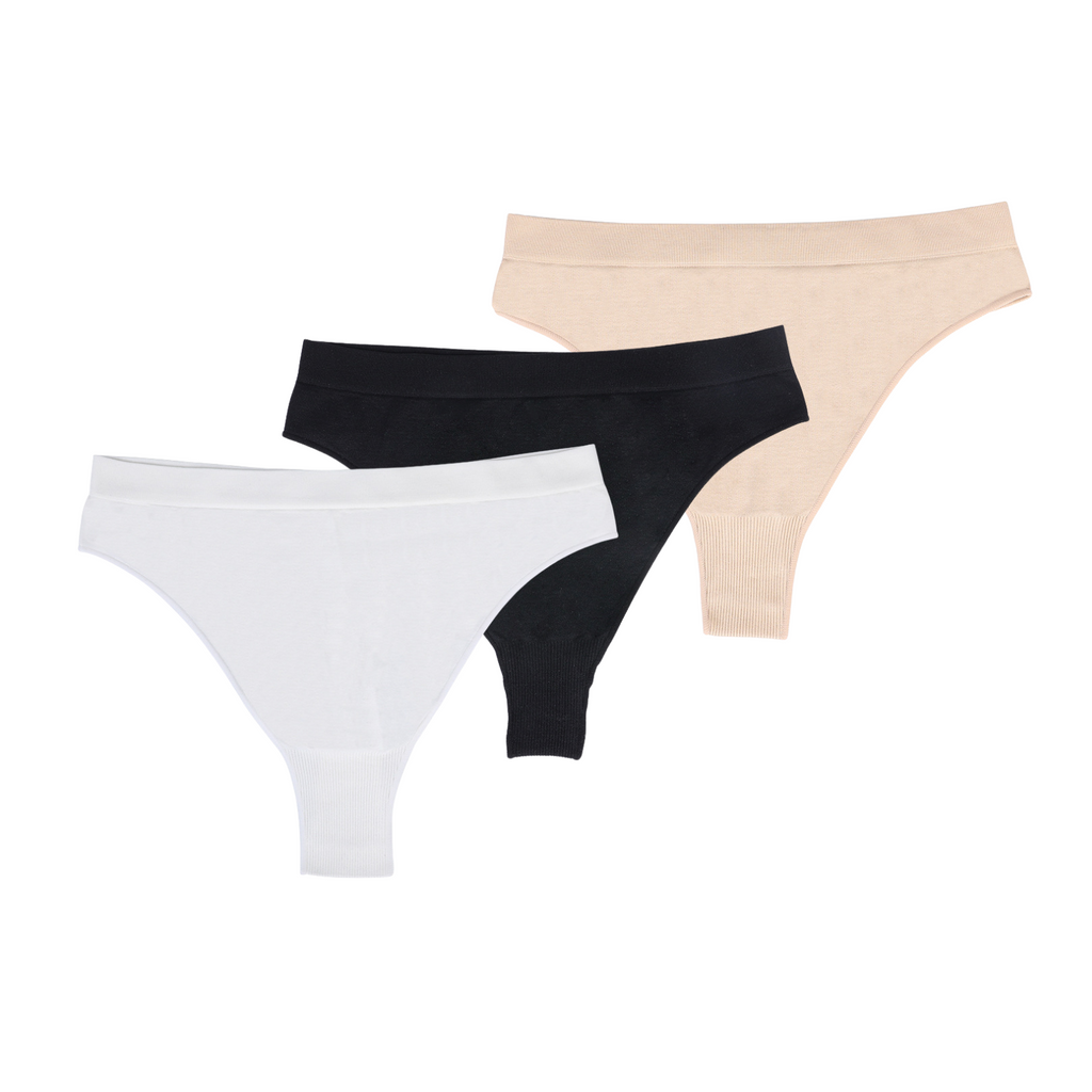 Selmira Nahtloser Damen-String (3er-Pack)