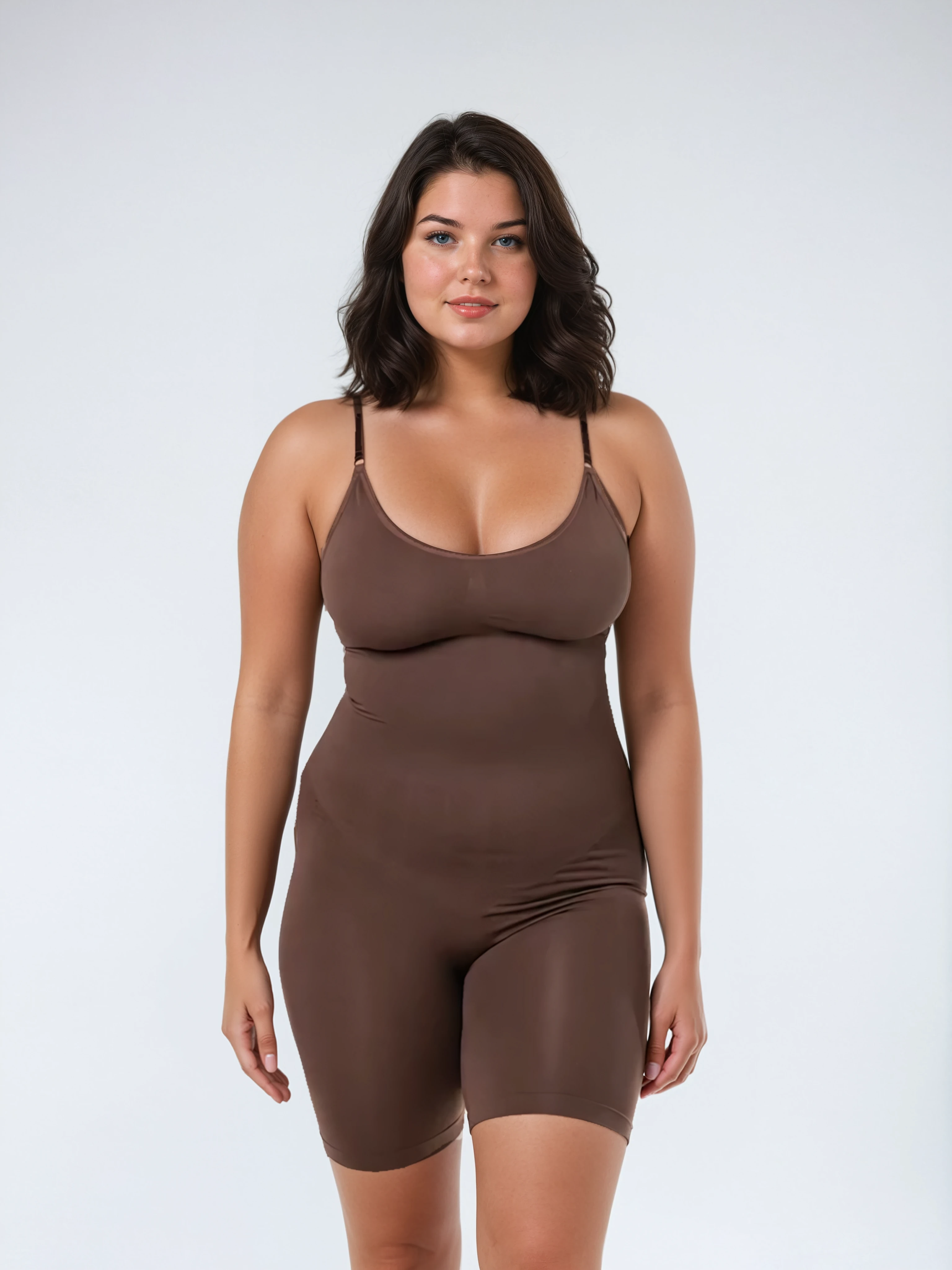 Selmira Kelly - Korrigierende Bodyshorts mit Spaghettiträgern