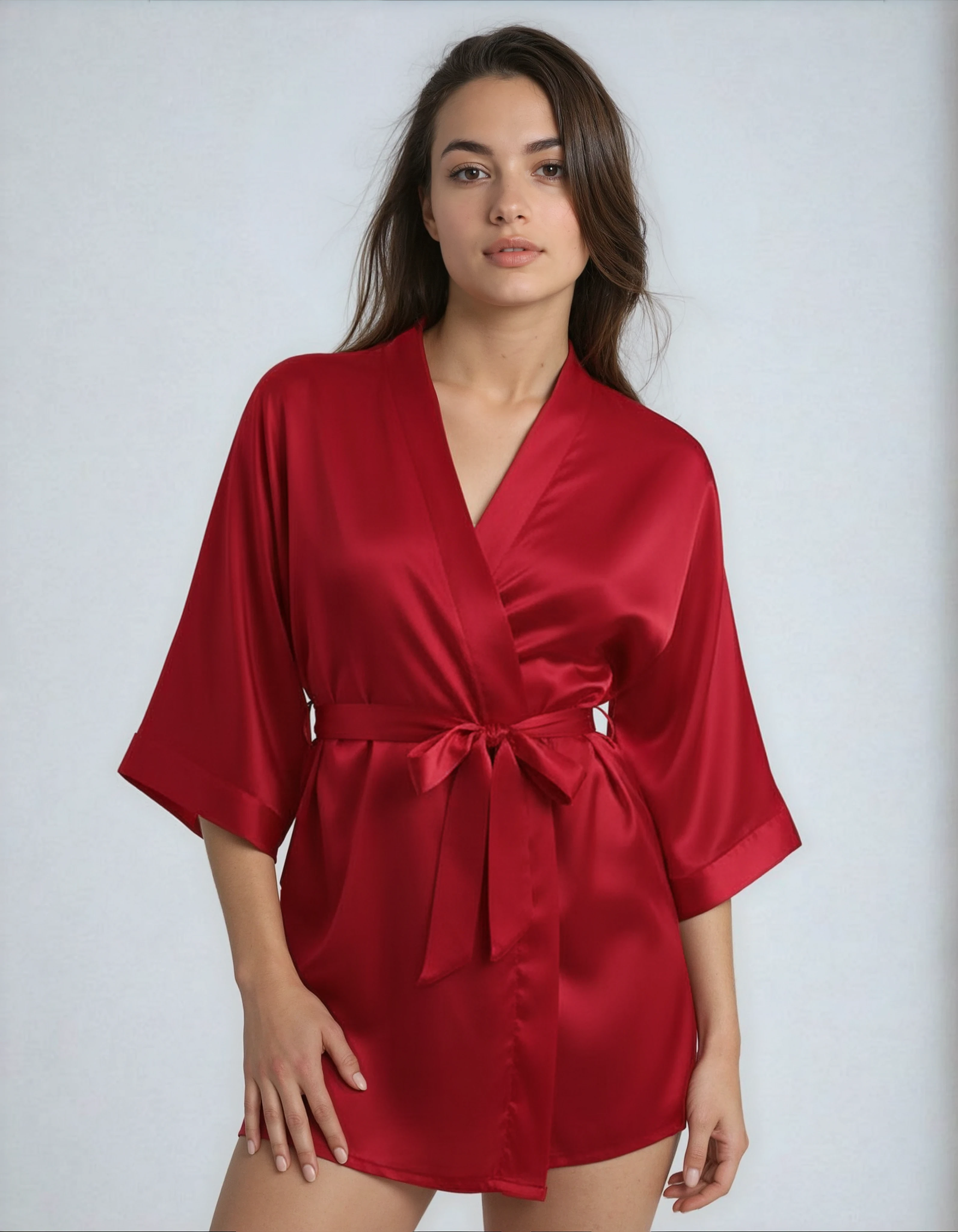 Selmira – Luxuriöser Satin-Kimono