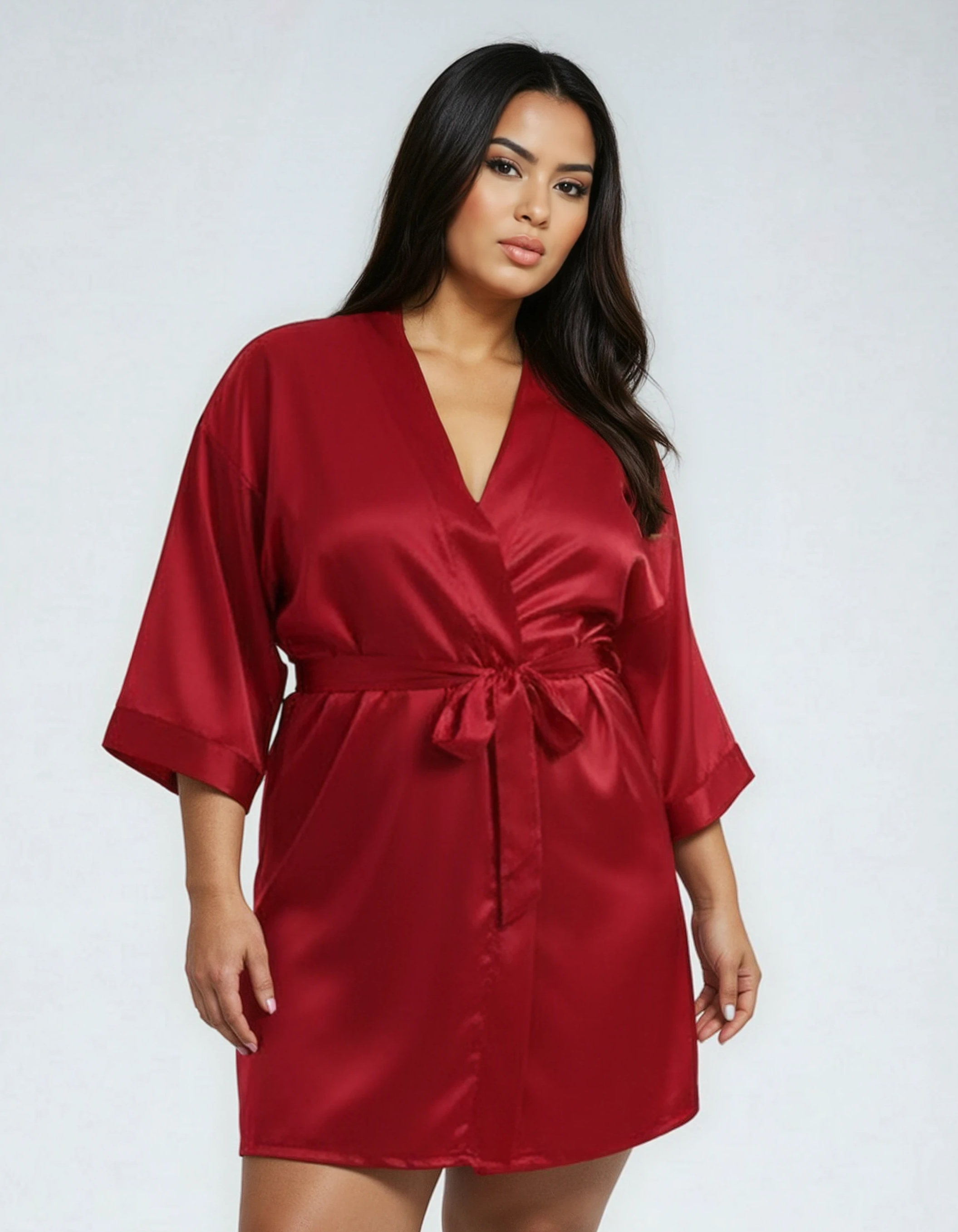 Selmira – Luxuriöser Satin-Kimono