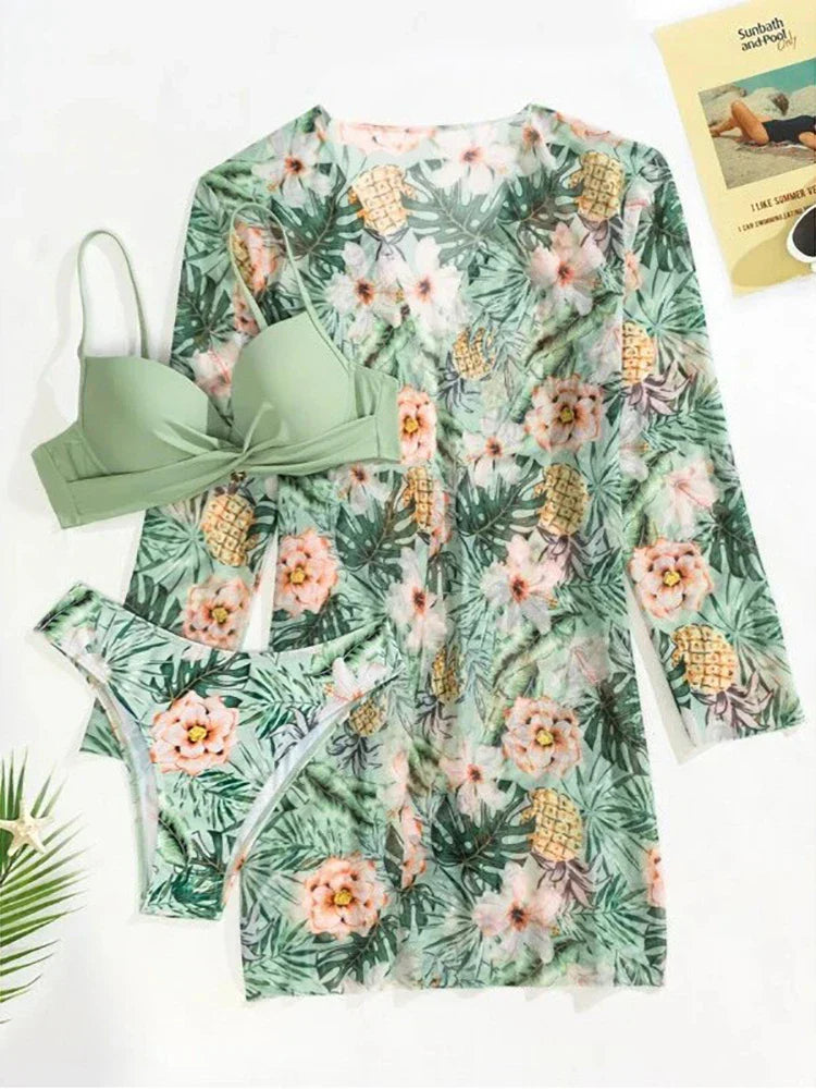 Selmira | Stilvolles Bedrucktes Badeanzug Mit Cover-Up