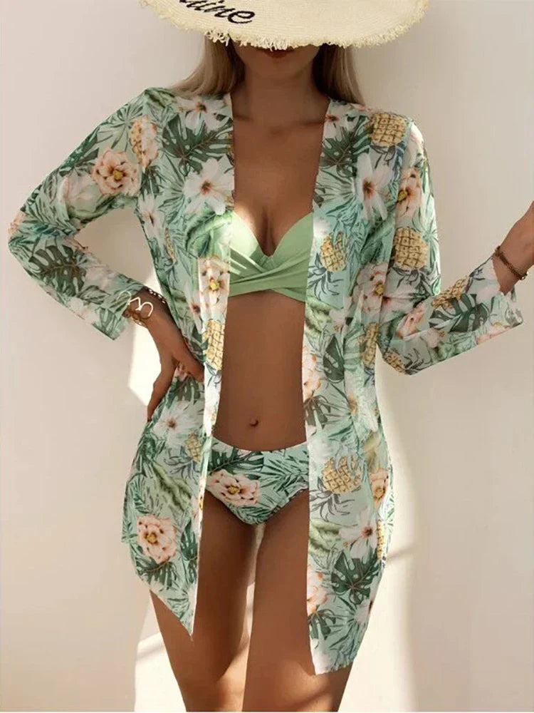 Selmira | Stilvolles Bedrucktes Badeanzug Mit Cover-Up