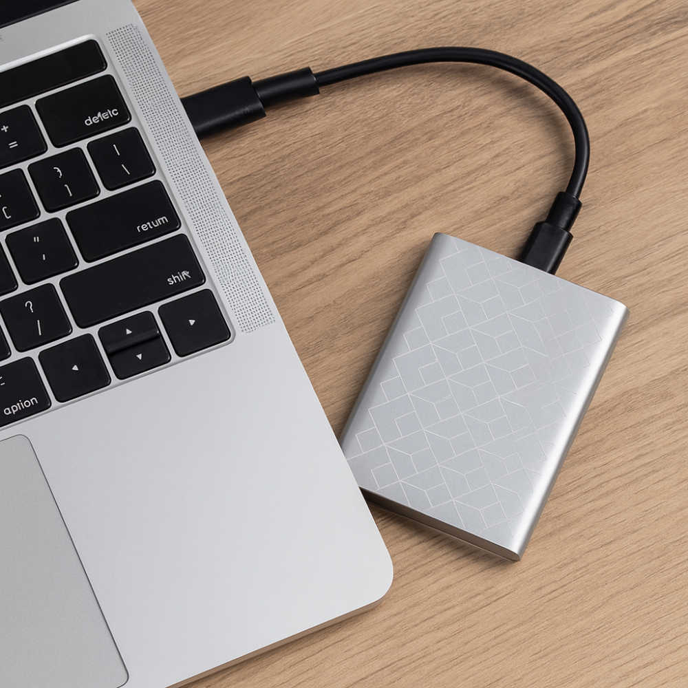 Externe SSD, tragbarer High-Speed Speicher für PC & Laptop