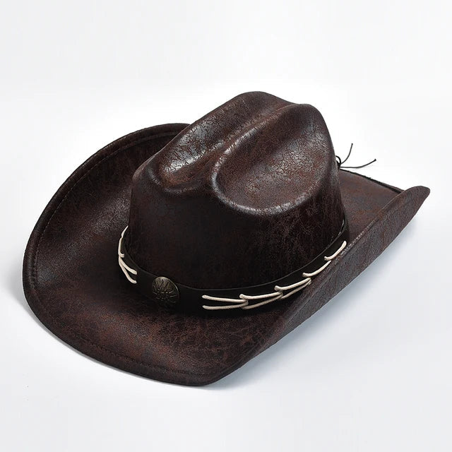 Selmira - Cowboyhut mit Knochenperlenbesatz