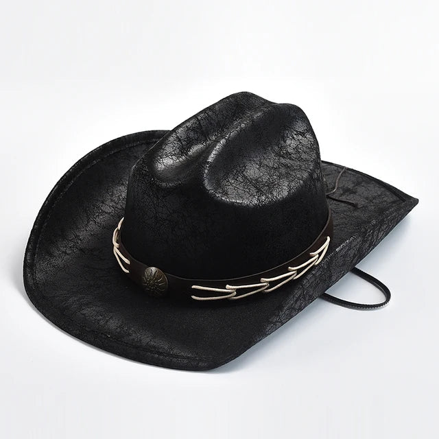 Selmira - Cowboyhut mit Knochenperlenbesatz