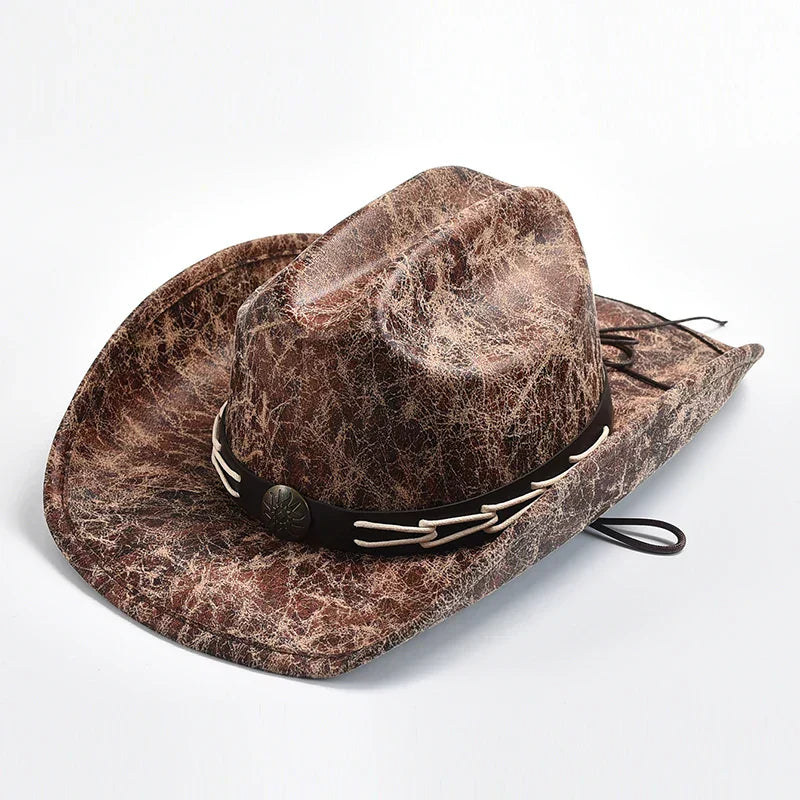 Selmira - Cowboyhut mit Knochenperlenbesatz