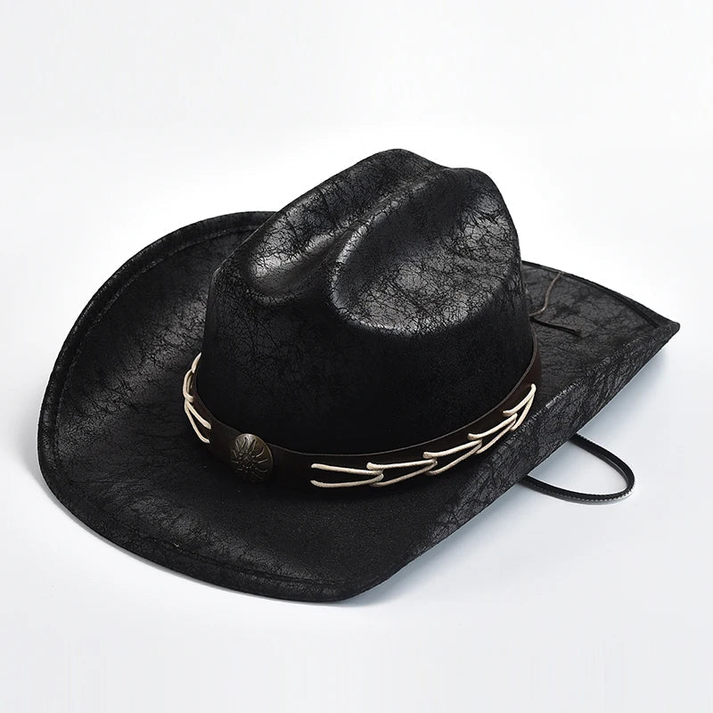 Selmira - Cowboyhut mit Knochenperlenbesatz