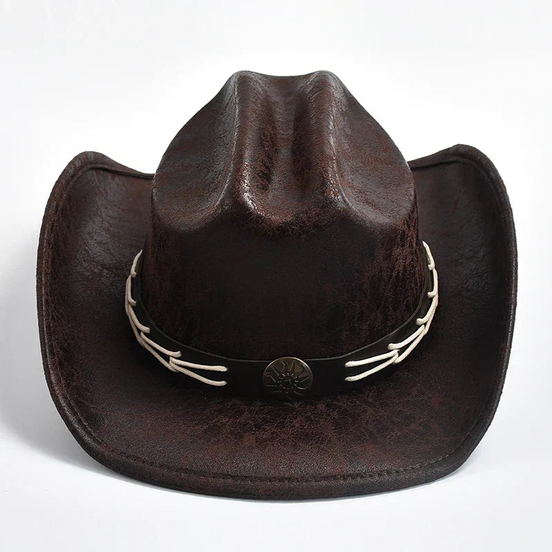 Selmira - Cowboyhut mit Knochenperlenbesatz