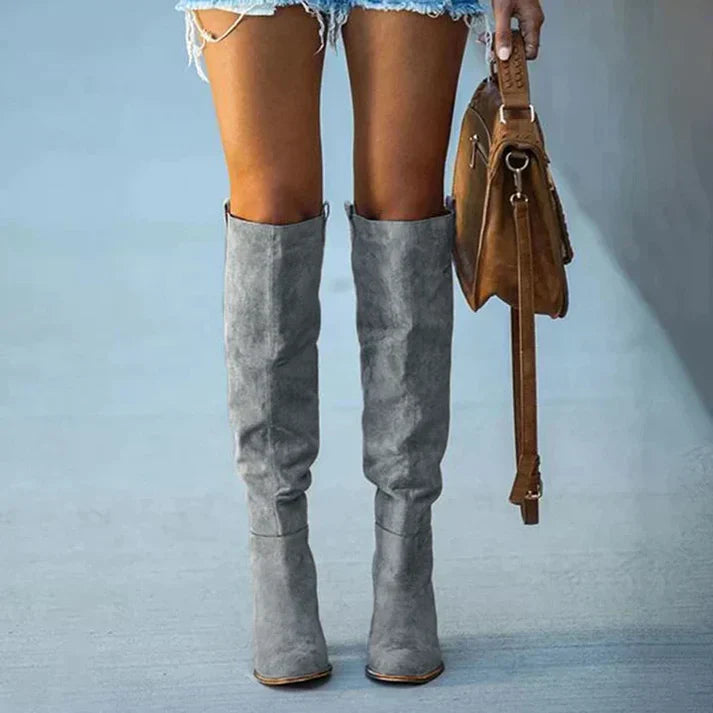 Selmira | Frauen Kniefallende Stiefel