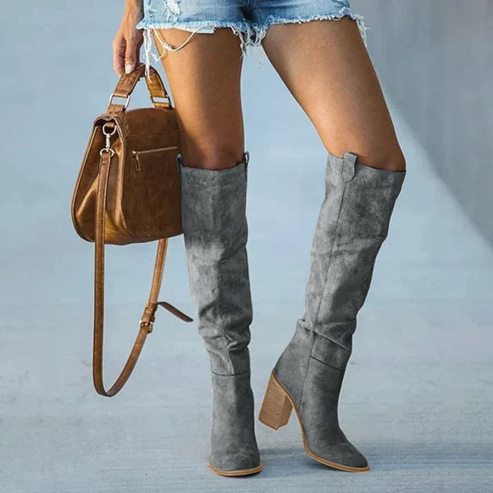 Selmira | Frauen Kniefallende Stiefel