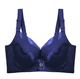 Selmira Full-Coverage Push-Up BH mit Bügel – Plus Size Spitzen-BH mit gepolsterten Cups, D–E Cup, EU 80–120