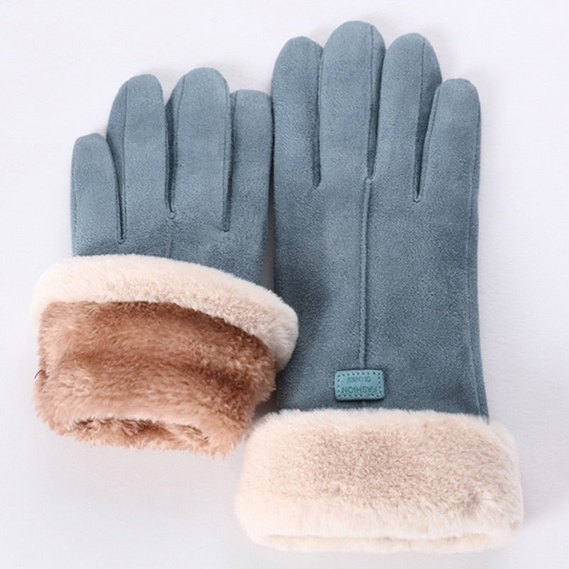 Selmira - Schicke und Stilvolle Winter Furry Handschuhe für Frauen