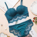 Push-Up BH Set Ohne Bügel | Nahtloser BH mit Polsterung & Spitze – Komfort BH Damen