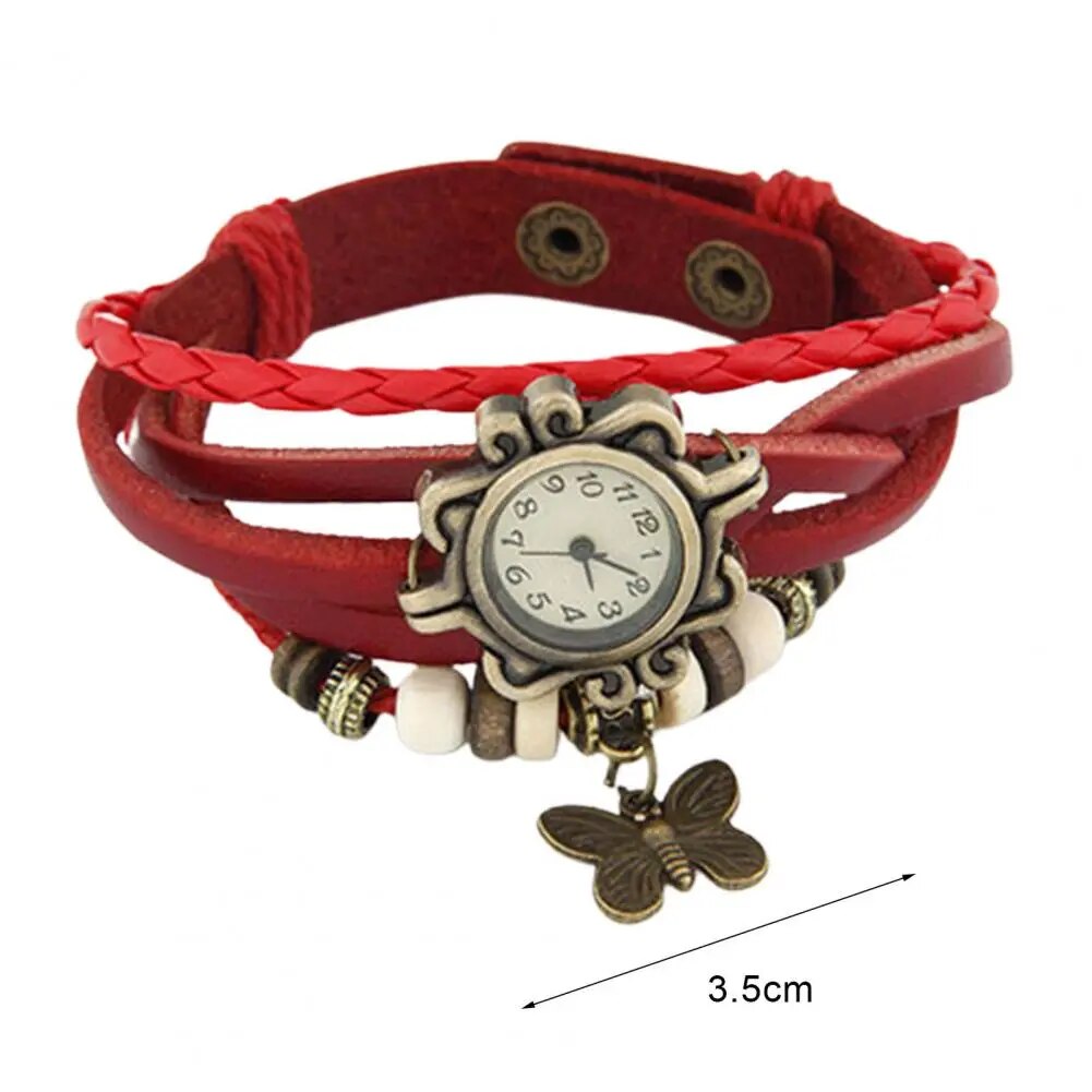 Selmira – Damen-Accessoire-Uhr mit Vintage-Blumenarmband