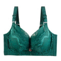 Selmira Full-Coverage Push-Up BH mit Bügel – Plus Size Spitzen-BH mit gepolsterten Cups, D–E Cup, EU 80–120
