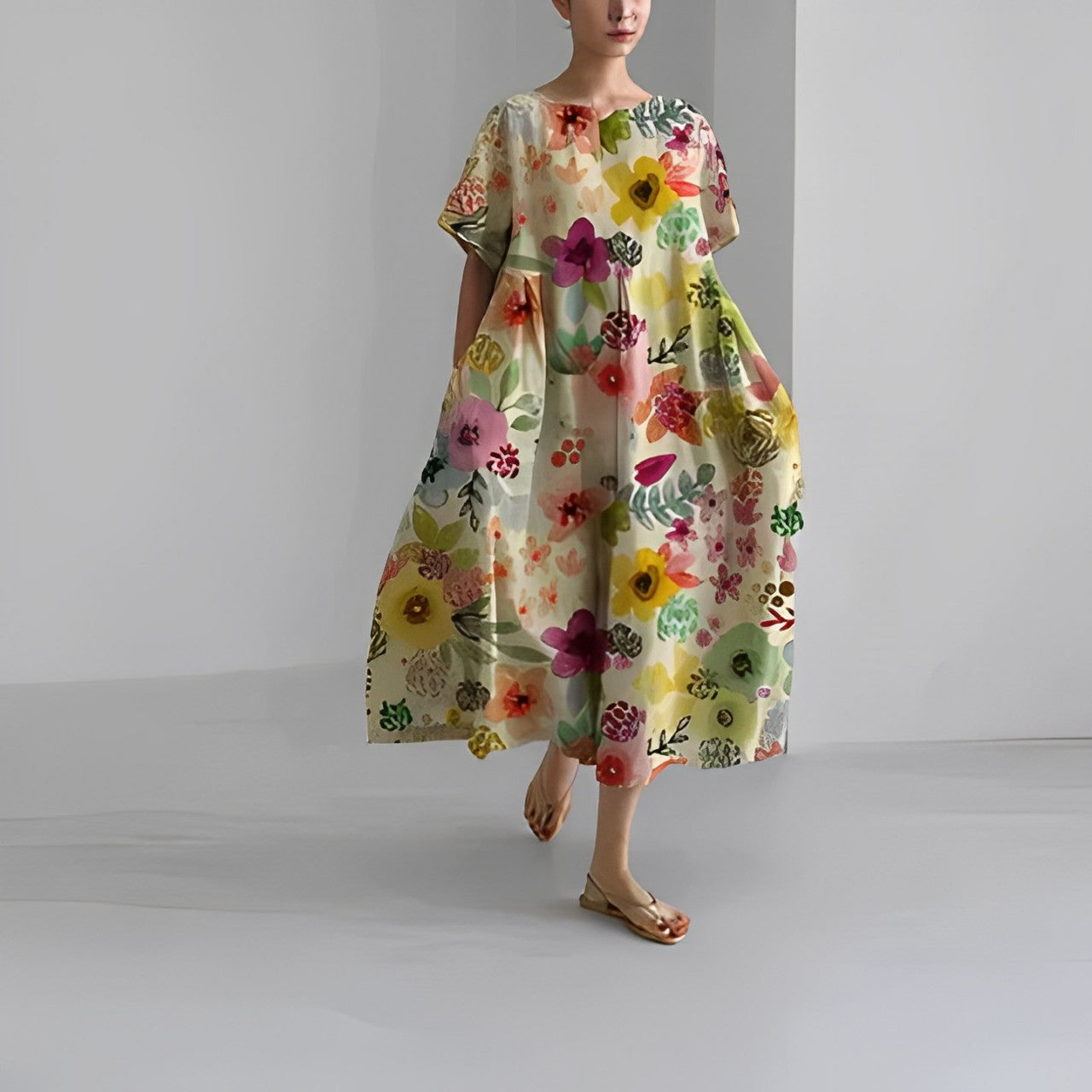 Boho-Blumenkleid