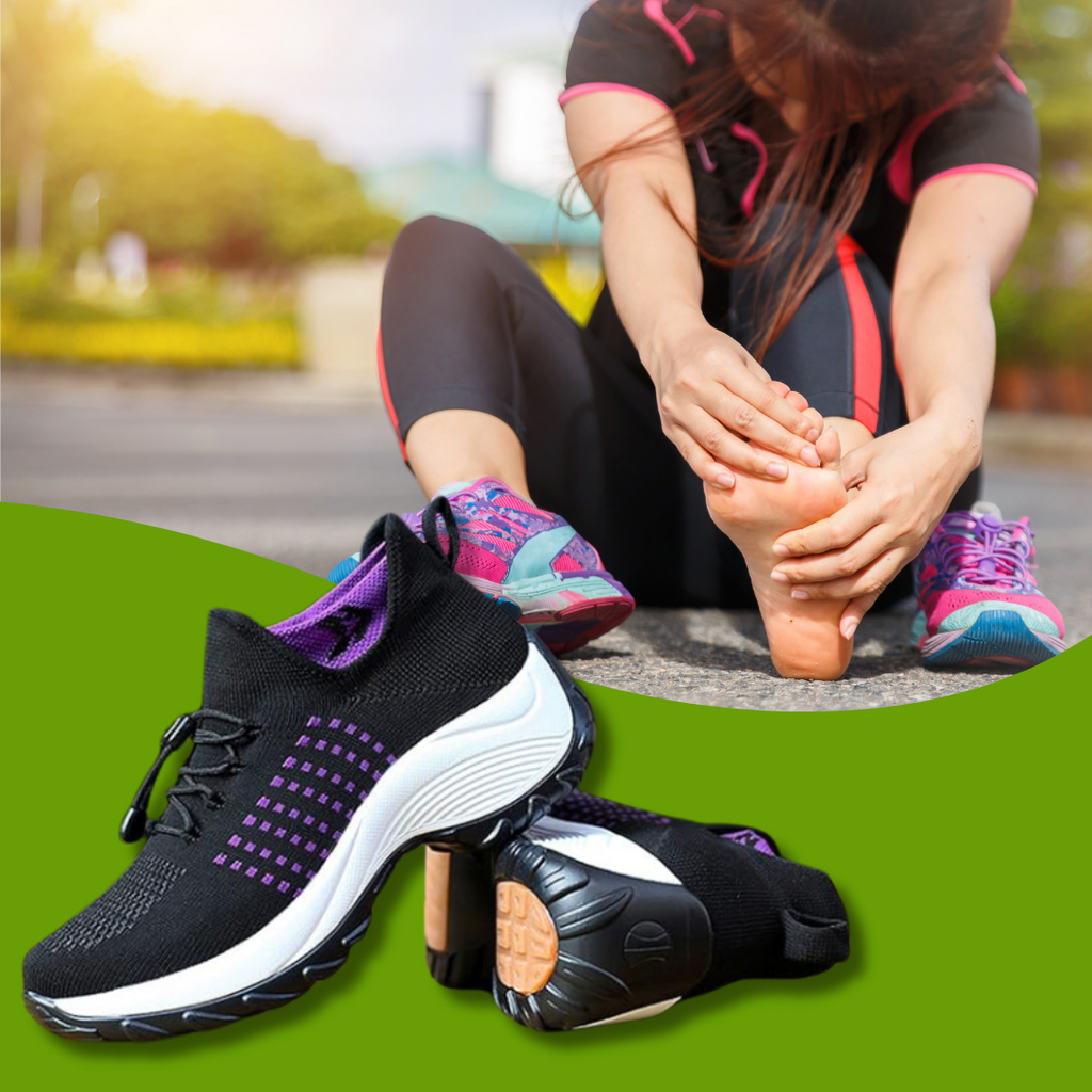 Damen Komfortschuhe – Ergonomische Alltagsschuhe mit flexibler Sohle und breiter Passform