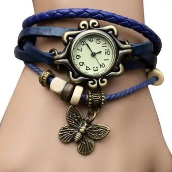 Selmira – Damen-Accessoire-Uhr mit Vintage-Blumenarmband