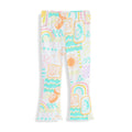 Mädchen Leggings mit buntem Strandmotiv
