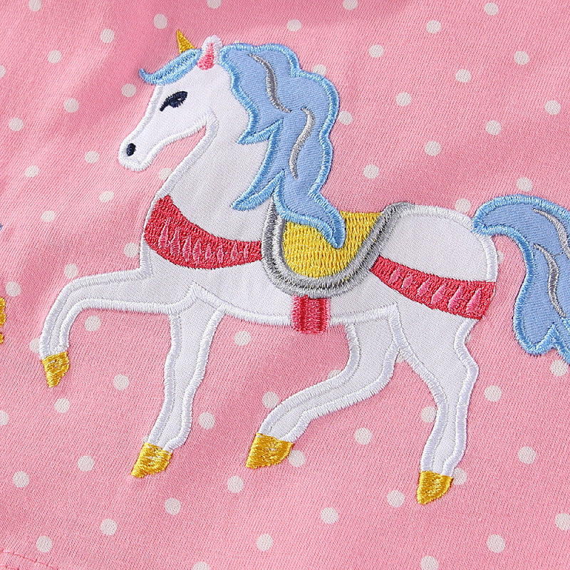 Mädchen Sommerkleid mit bezauberndem Einhorn-Design