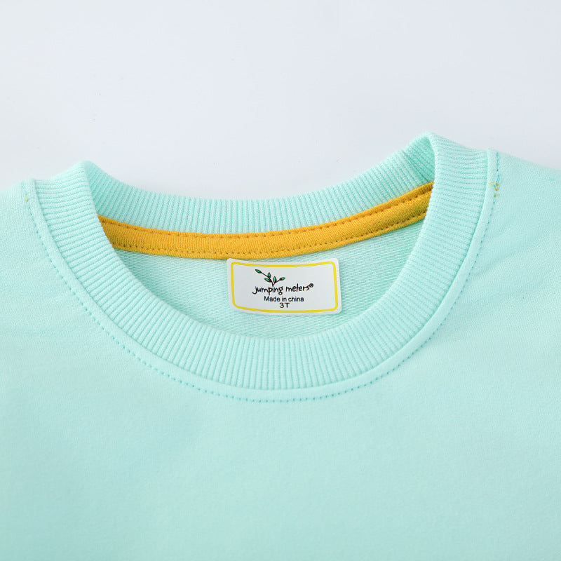 Mädchen Sweatshirt mit buntem Blumen- und Feenmotiv