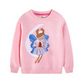 Mädchen Sweatshirt mit verspieltem Prinzessinnen-Motiv