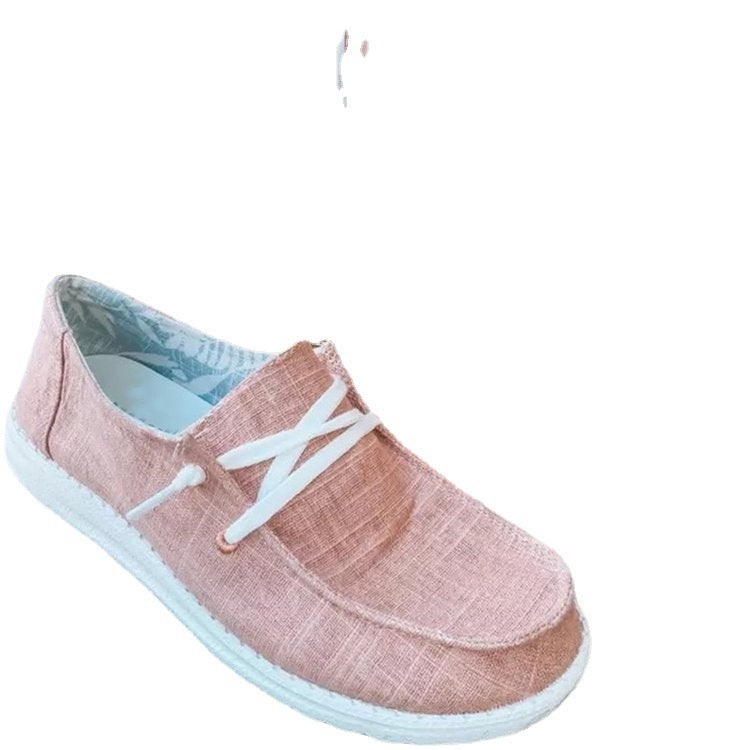 Damen Freizeit-Slip-On Schuhe mit elastischen Schnürdetails und rutschfester Sohle Selmira