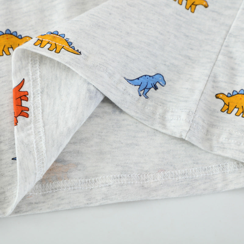 Kinder T-Shirt mit buntem Dinosauriermotiv