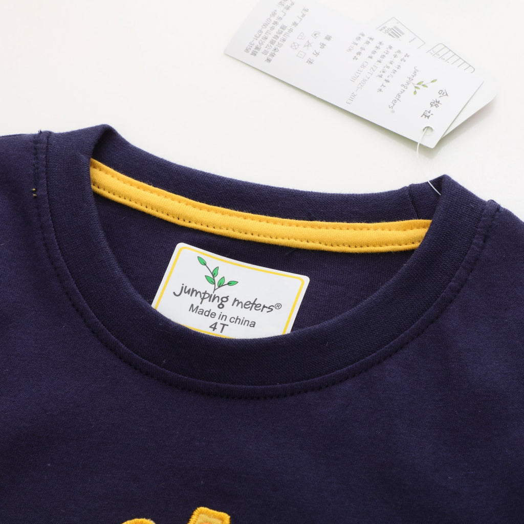 Jungen T-Shirt mit buntem Baustellenfahrzeug-Design