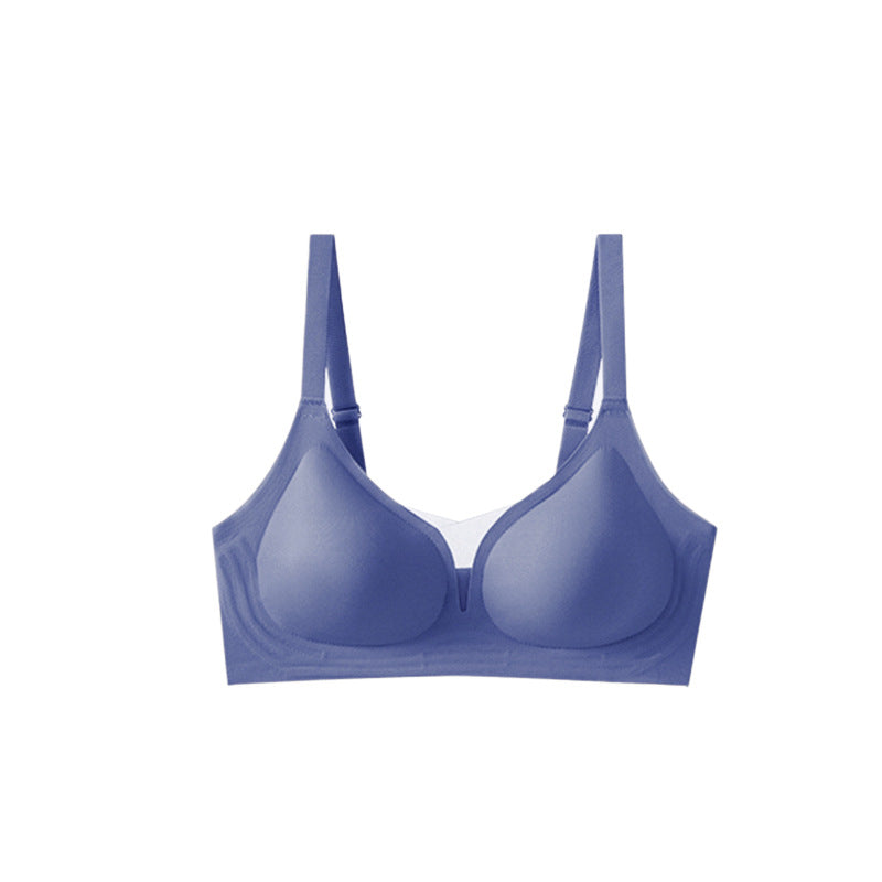 Selmira Wireless Push-up BH – Deep V Nahtloses Bralette für Kleine Brüste
