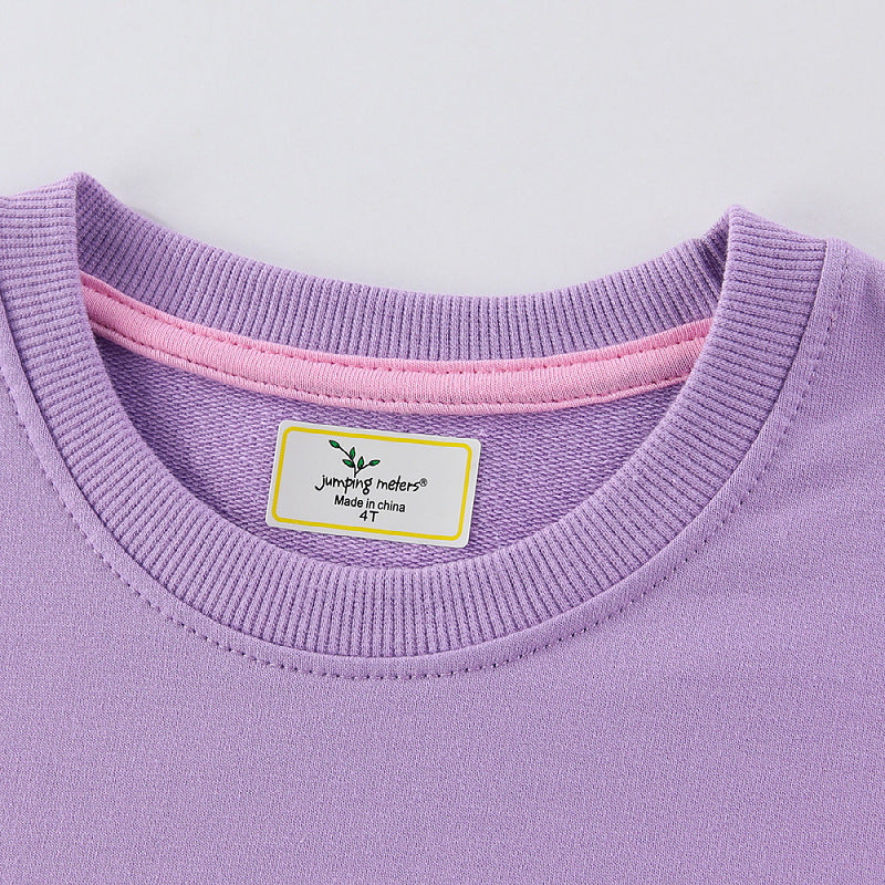 Mädchen Sweatshirt mit buntem Einhorn-Design