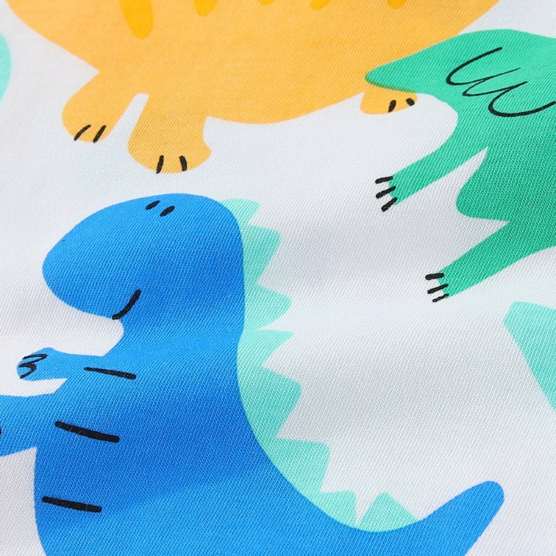 Kinder T-Shirt mit fröhlichem Dinosauriermotiv