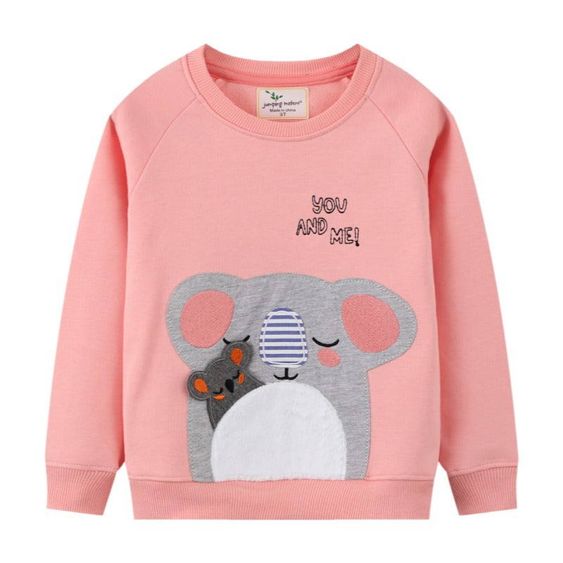 Mädchen Sweatshirt mit niedlichem Koala-Motiv