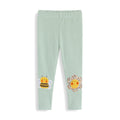 Mädchen Leggings mit fröhlichem Bienen- und Blumenmotiv