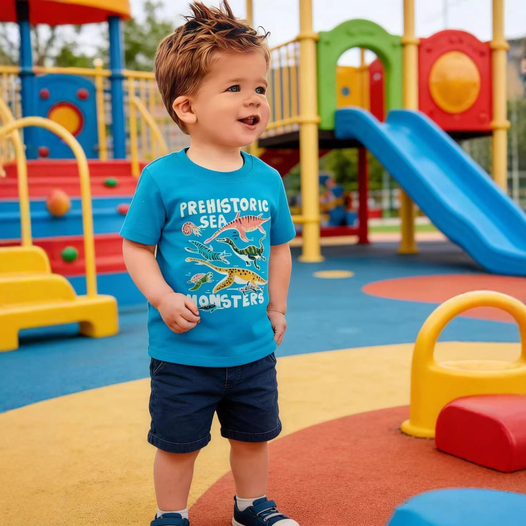 Jungen T-Shirt mit aufregendem Dinosaurier-Motiv