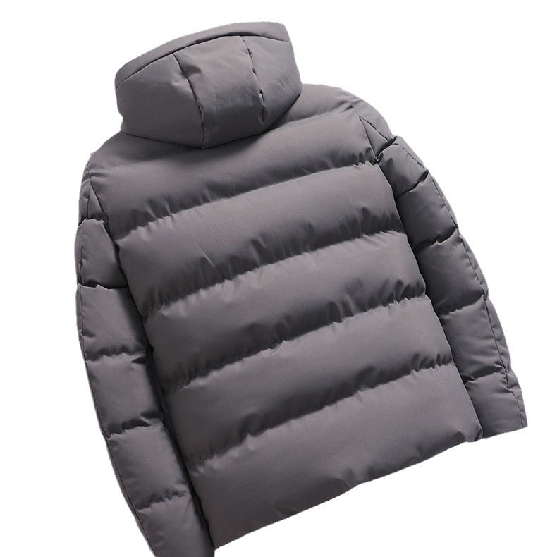 Herren nan gesteppte Thermo-Steppjacke mit Kapuze und winddichter, wasserabweisender Polyesterhülle