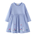 Mädchen Baumwollkleid mit niedlichem Hasenmotiv