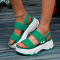 Damen Komfortable Plateau-Sandalen mit breiten Riemen und innovativer Sohle Selmira