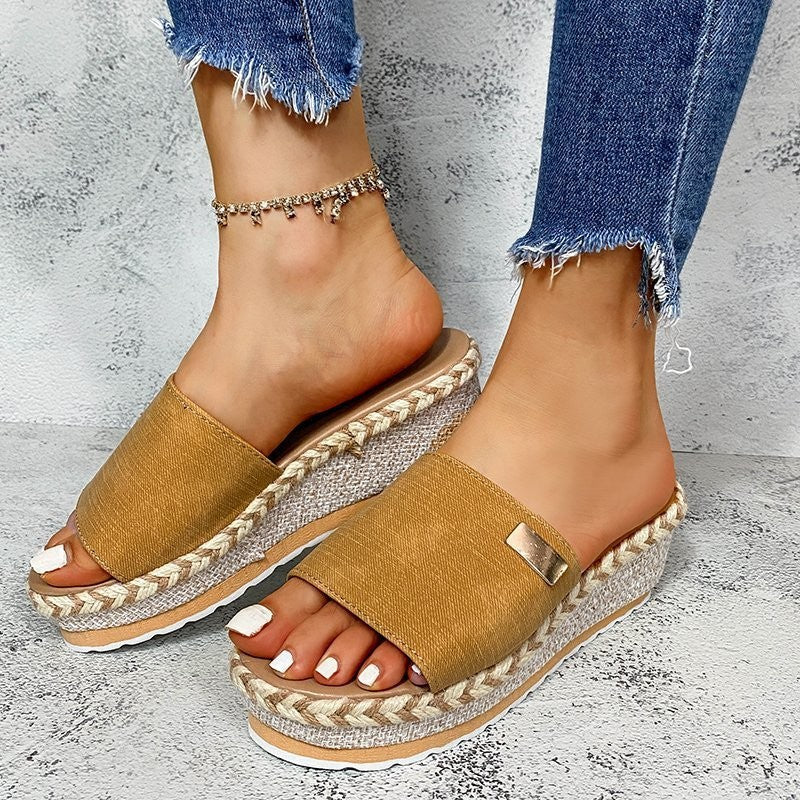Damen Komfortable Keil-Sandalen Selmira