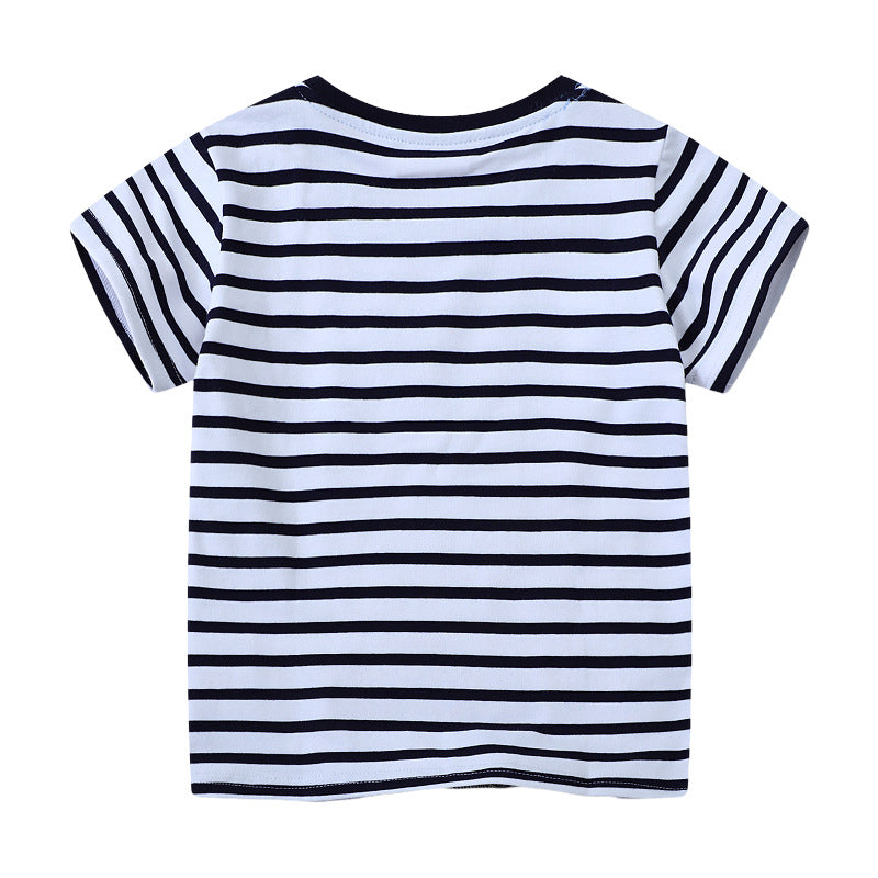 Jungen T-Shirt mit bezauberndem Baustellenfahrzeug-Design