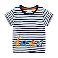 Jungen T-Shirt mit buntem Tiermotiv