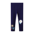 Mädchen Leggings mit verspielter Blumenapplikation