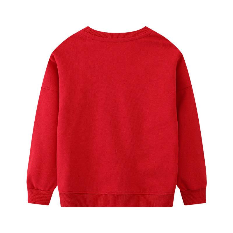 Kinder Sweatshirt mit festlichem Weihnachtsdesign