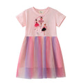 Mädchen Tüllkleid mit Ballerina-Motiv