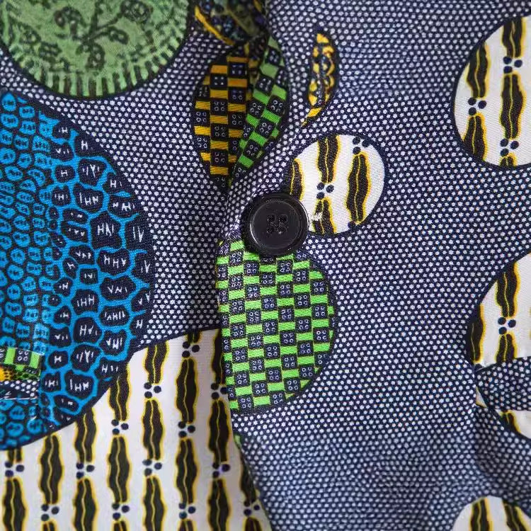 Damen Blazer im einzigartigen afrikanischen Muster mit modernem Schnitt Selmira