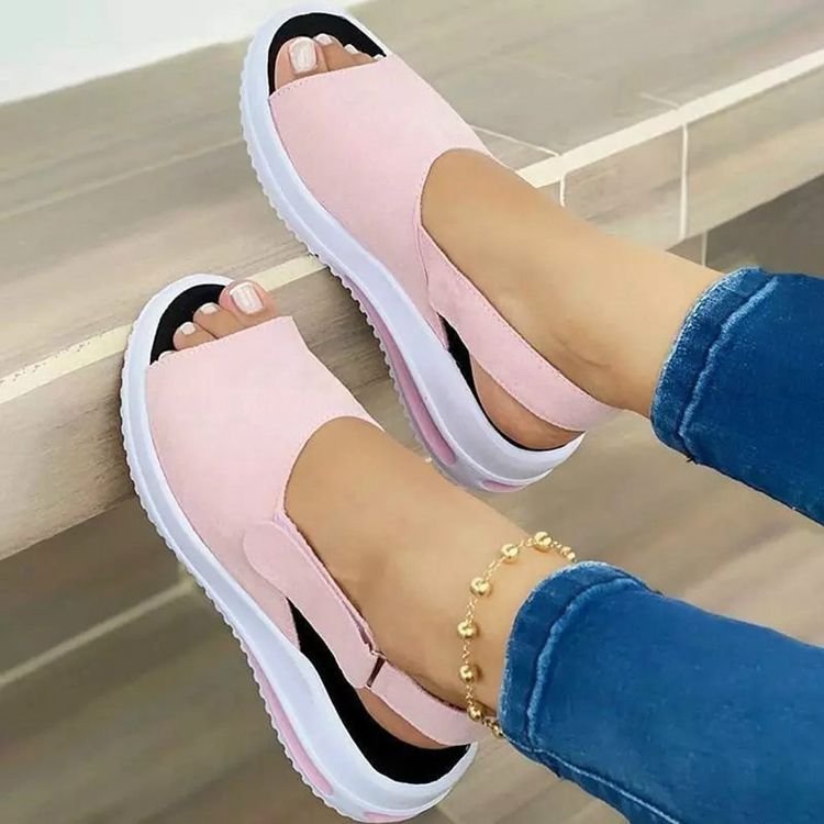 Damen Bunte Sandalen mit elastischer Ferse Selmira
